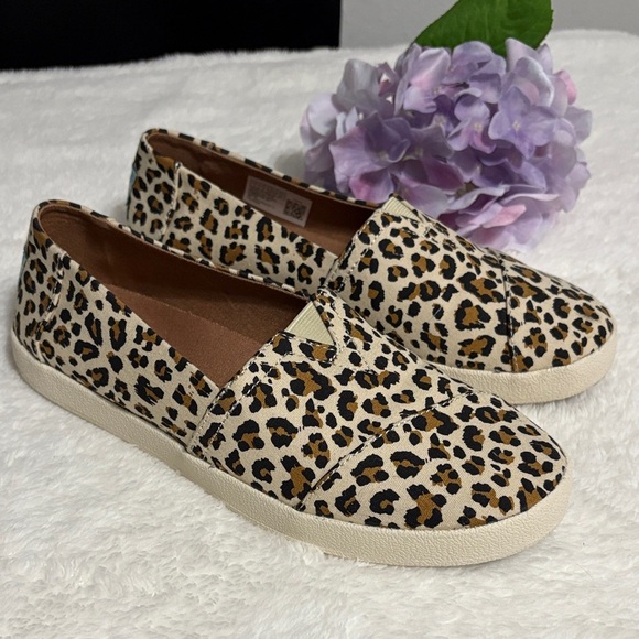 Toms Shoes - Toms Leopard Print Slip-On Women Shoes